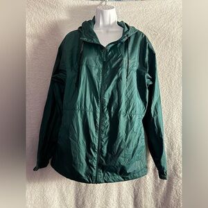 Dark Green woman's Columbia jacket size Large.